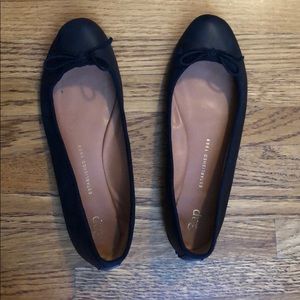 Gap Black Leather Ballet Flat